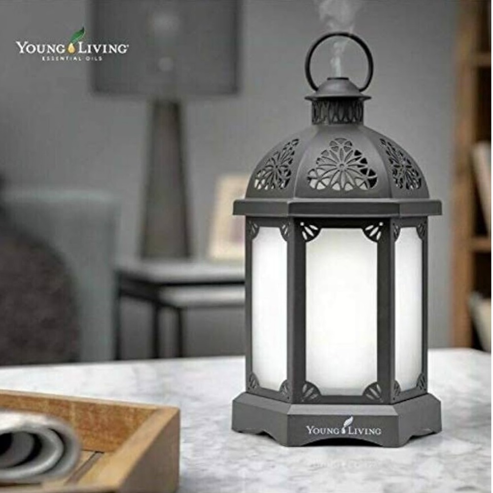 *RARE* Young Living Charcoal/Grey Lantern Diffuser - NIB! 🌱🩶